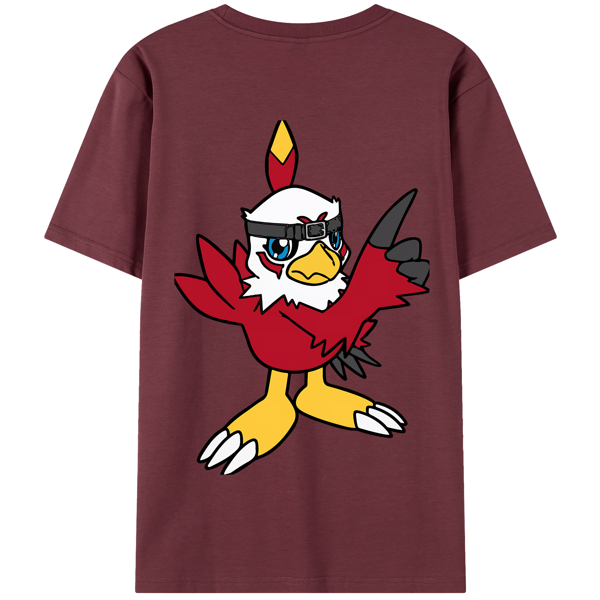 （画像用） Digimon デジタルモンスター/デジモン 綿100％半袖Tシャツ（背面プリント）
